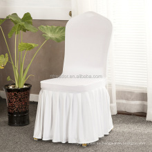 LECTOR Polyester Polyester Ruffle Stretch Spandex Portada con banquetes para fiestas en banquetes o bodas